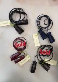 全新Longchamp 流蘇真皮Belt