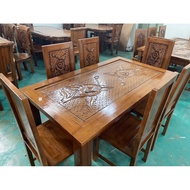 Set Makan Minimalis 6 (Perabot Jati)