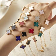 Lucky Grass Simple Jewelry - Versatile Titanium Steel Color-Resistant Bracelet Accessories
