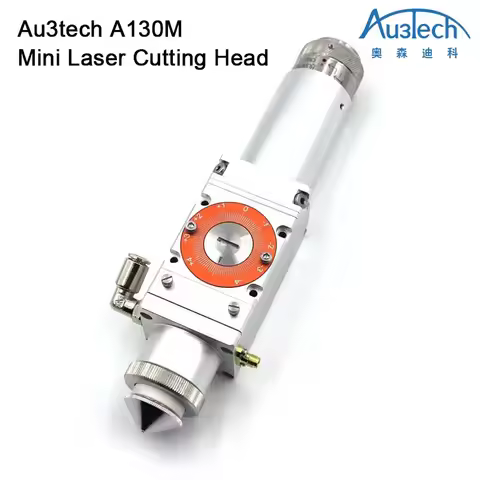 Au3tech A130M Mini Laser Cutting Head 3000W Manual Focus Small Desktop Cutter DIY Parts For Fiber La