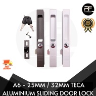 TECA A6 Sliding Door Lock with Key 25/32mm / Door Locks / Sliding Door Hardware (A-6)