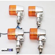 ◆送料無料◆訳有り 汎用 12V アルミ製 角型 ウインカー 4個セット AXIS90 AXIS90 プロフット AXIS トリート AXIS Z
