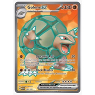 English Pokemon Card Game Golem ex - 189/165 - Full Art Secret Rare Scarlet & Violet 151 Singles SE