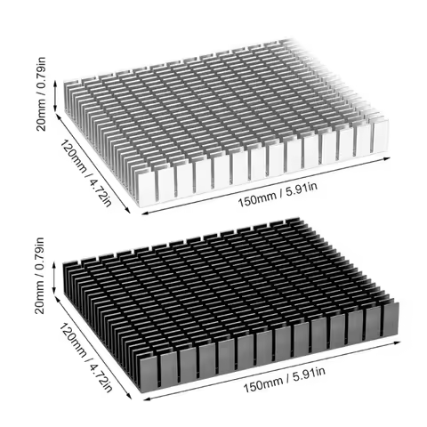 Heatsink 150x120x20mm Aluminium Heatsink Radiator Cooling Fins for AX3 AX6 Router Coolers Electronic
