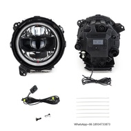 JL OEM Headlight 9 Inch Headlights Star-up Blue Halo Lights for Jeep Wrangle JL JT 2018+