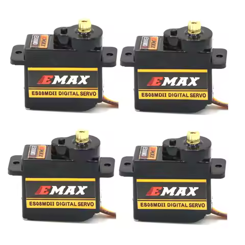 EMAX ES08MD II Mini Metal Digital Servo 13g for RC Model Airplane High-Speed Mini Metal Gear for FPV