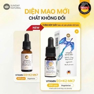 Mẫu mới Vitamin K2 D3 Mk7 Sunday Natural 10ml của Đức k2d3mk7 k2d3