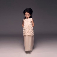 Rosette and Shimmer Tulle Dress / FW2015