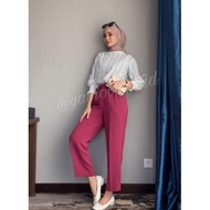 YAMOOUTFIT| Lubna White Blouse