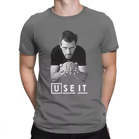 House MD Men T-Shirt DDrr House Use It Funny Tops Cotton Short Sleeve Tee Shirt Custom Mens TShirt S