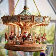 10.14 Acrylic Flat Carousel Car Decoration Pendant