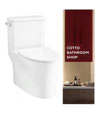 COTTO สุขภัณฑ์ชิ้นเดียว รุ่น วิสต้า C105617 Vista (ปุ่มกดข้าง)