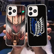 T2 Attack on Titan TPU Case for Realme C51 C55 C53 Note 60 C33 50 C61 C35 Narzo N61