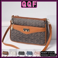 1561 PU SLING BAG KULIT leather Casual Beg Tangan Wanita women Shoulder Wallet Purse Travel READY ST