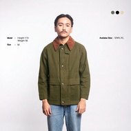 BYWAY - Statham Heavy Cotton Work Jacket Olive