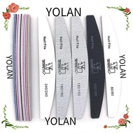 YOLANDAGOODS Nail File, 80/100/150/180/240Grit Double Sided Sandpaper Nail File, Durable Professiona