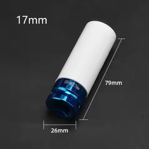 17mm 19mm 21mm Hex Sockets Colorful Sleeve Tire Protection Sleeve Wall-Deep Impact Nut Socket Alloy