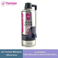 ✽✅ FLAMINGO TIRE SEALANT &amp; INFLATOR 450ML☉