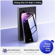 Miếng dán cường lực iPhone 17 16 15 14 Pro Max 13 Pro 12 XR Plus 11 Pro full màn hình chống quét 360