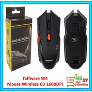 Wireless Laptop Mouse Taffware W4 Gaming Mouse Wireless 6D 2.4GHz 1600 DPI