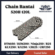 520H 120L 520 H 120 L 520-120 520H-120L Chain Heavy Duty Rantai Moto Motor Motorcycle DTM150 DZM200 