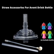 2pcs Drink Straight Straw Replacement Accessories for Avent Bendy Baby Straw Cup Baby Drink Bottle  (no bottle)