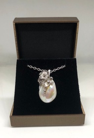 天然巴洛克墜子項鍊