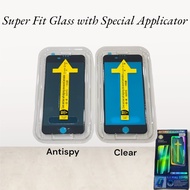 Iphone 7 Plus/8 Plus Antispy Super Fit Full Cover Tempered Glass