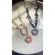 Vintage handmade “garden flower” necklace by Janest