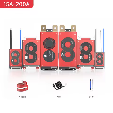Daly BMS 4S 8S 16S 12V 24V 48V 60V 7S 10S 13S 14S 15S 16S 20S 24S Li-Ion LiFePo4 LTO 60A 80A 100A 15