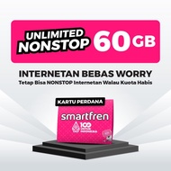 READY Kartu Perdana Smartfren Unlimited Nonstop 60 GB