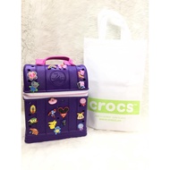 ﹍❏❏Online Forever CROCS BAGPACK MEDIUM FOR KIDS W/ DUSTBAG AND HIGH QUALITY Free 20 pcs Jibbitz Pins