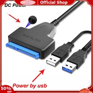 TEQIN toy new SATA To USB Type-A Hard Drive Cable 5Gbps External Hard Drive Cable Connector 2.5" SATA Drive Adapter USB3.0 SATA Drive Cable
