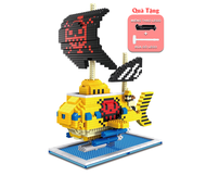 Mô Hình Lắp Ráp LEGO Tàu Thuyền Hải Tặc One Piece LEGO OP Đồ Chơi Tàu Cướp Biển