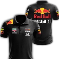 F1 Red Bull Aston Martin Honda Racing Team Mens Big Size POLO SHIRT