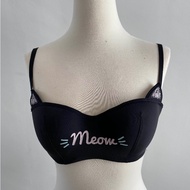 6ixty 8ight 68 c80 bra 36 B cute meow bra BH SEKSY SEXI SEXY BRA CAT LADY HONEYMOON SINGAPORE BRAND