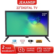 JEAANSP 22/19 Inch Digital Television Full HD LED + Android Smart 4K TV Box Free Wall Bracket LED-22