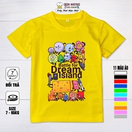 Áo Thun Trẻ Em BATTLE FOR DREAM ISLAND Vải Poly Thái Mặc Mát và Dầy Dặn Có Size Trẻ Em Và Người Lớn 