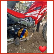 ◺ ℗ Engine Cover Alloy Titanium XRM125 Trinity, XRM125 Fi, W125i