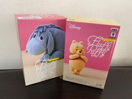 全新 絕版 Banpresto日版Disney短毛公仔迪士尼Fluffy Puffy Vol 2 Winnie the Pooh小熊維尼Pooh eeyore