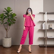 Pajamas | Women's pajamas | Rayon Oneset | Ruffle Pajamas | Women's suit | Pajamas | Oneset