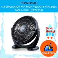 PowerPac Air Circulator Fan, High Velocity Fan, Desk Fan 14 inch (PPP2814)
