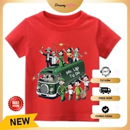 [2H EXPRESS] I Love Vietnam Red Flag Yellow Star T-shirt, for boys and girls 9kg-52kg
