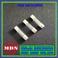 Fuse 10A 250V - Fuse 10A 250V 5x20 mm