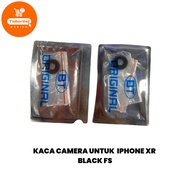 CAMERA GLASS FOR IPHONE XR BLACK FULLSET