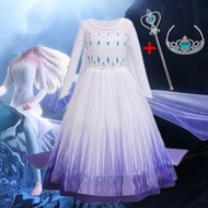 Elsa Princess Dress for Girls Fantasia Carnival Party Kids Costume 4-10 Yrs Children Birthday Vestido Halloween Costume for Kids