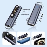 OTG Magnetic Charger Adapter Smartwatch Type C to 7.62mm 4 Pin - D62 - Gray