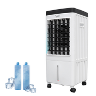 Meier พัดลมไอเย็น ขนาด 10 ลิตร รับประกัน 2 ปี แอร์ไอน้ำ พร้อมเจลเย็น2ขวด แอร์เล็ก พัดลมไอน้ำเย็น พัด