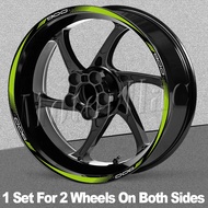 Motorcycle Wheel Rim Stickers Reflective Hub Stripe Tape Decals Accessories Waterproof For Z900 z 90