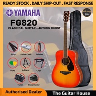 Yamaha FG820 Dreadnought Acoustic Guitar - Autumn Burst